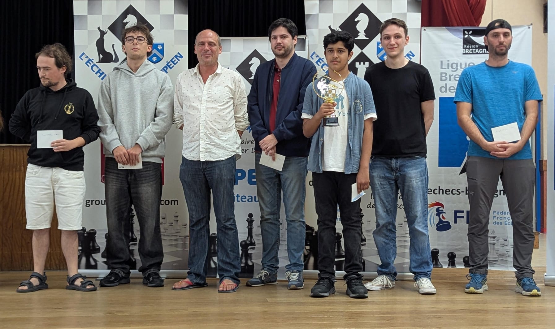 Podium du 18e open rapide de Domloup